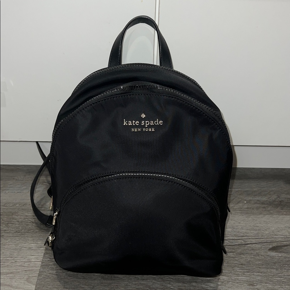 Kate Spade New York Karissa Nylon Medium Black Backpack - Picture 7 of 12
